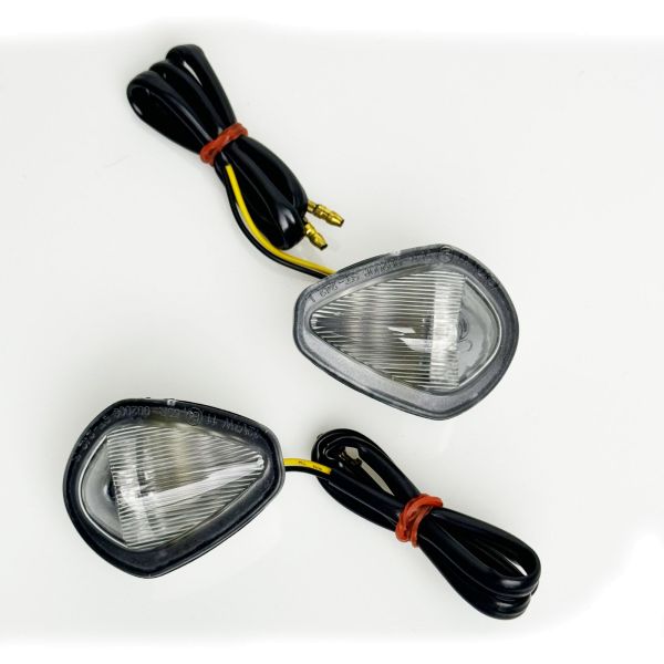 ⭐Indicatore di direzione a montaggio superficiale a LED in vetro trasparente PER HONDA CBF125 125R 250R