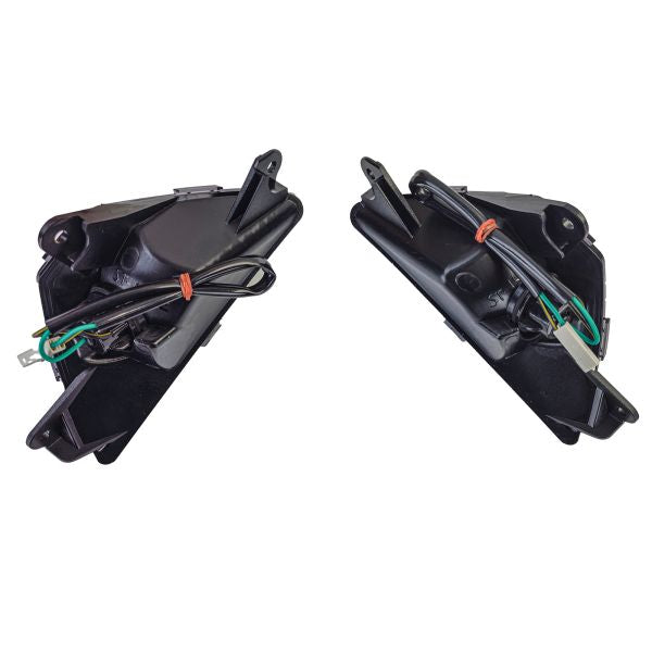 ⭐Smoke Motorcycle Fairing Turn Signal Light Set For Kawasaki Ninja ZX6