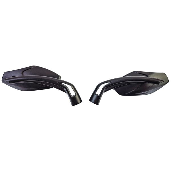 ⭐LUCA Universal Motorcycle Mirror Set in Black⭐