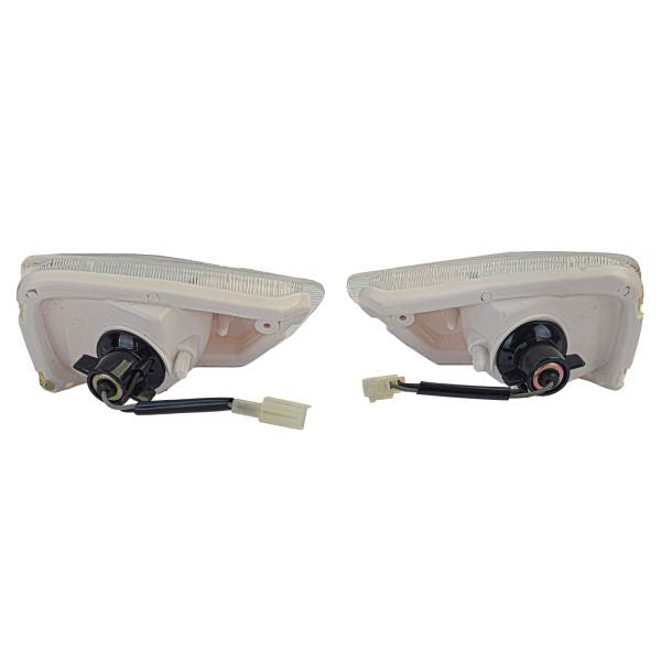 ⭐Carena alogena in vetro trasparente bianco per Kawasaki ZZR 600 1990-1992