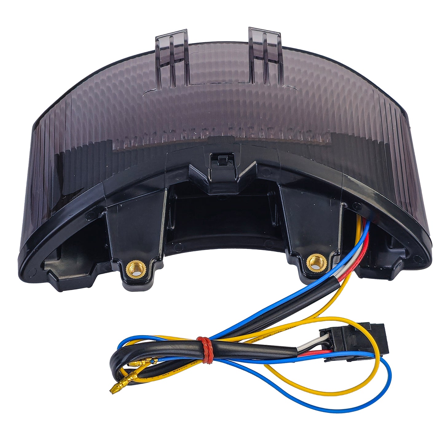 ⭐Fanale posteriore moto a LED in vetro trasparente Fumé per Triumph 675 06-12⭐