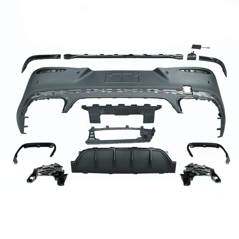 ART.2231 DIFFUSORE MERCEDES GLC C254 2023+ COUPE LOOK GLC63 PROFILO NERO