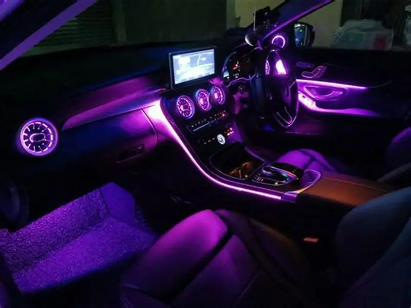 💕Griglie di sfiato AC laterali posteriori adatte per Mercedes Classe C W205 💕