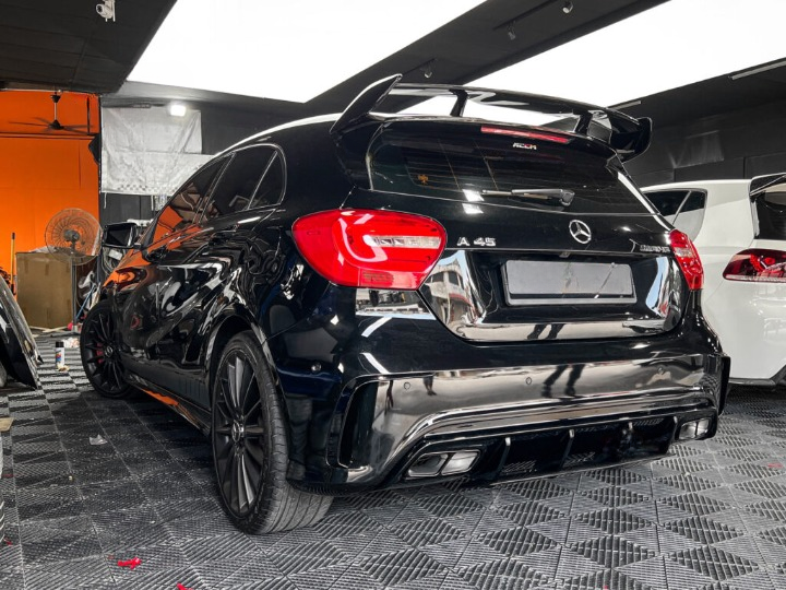 💫ART.7483 Paraurti Posteriore SPORTIVO per MERCEDES Classe A W176 15-18💫