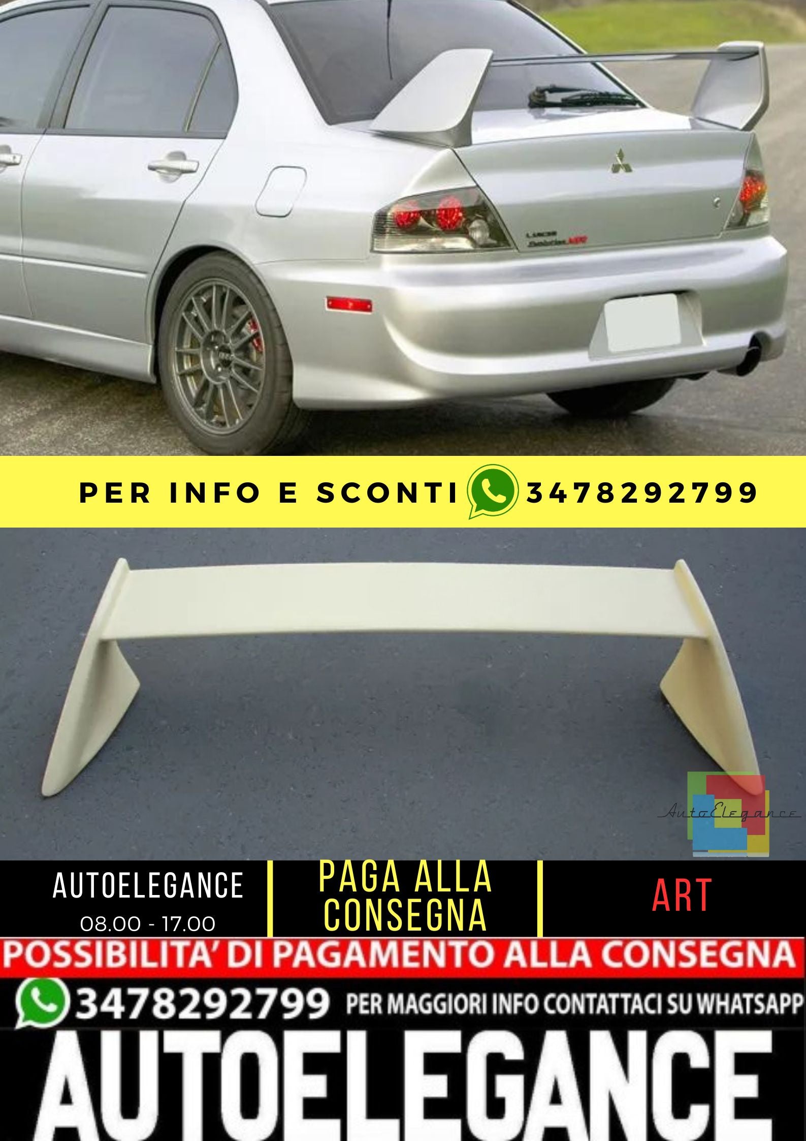 Kit Carrozzeria per Competizione - Racing MITSUBISHI Lancer - Ricambi Kit Carrozzeria per Competizione - Racing MITSUBISHI Lancer - Ricambi