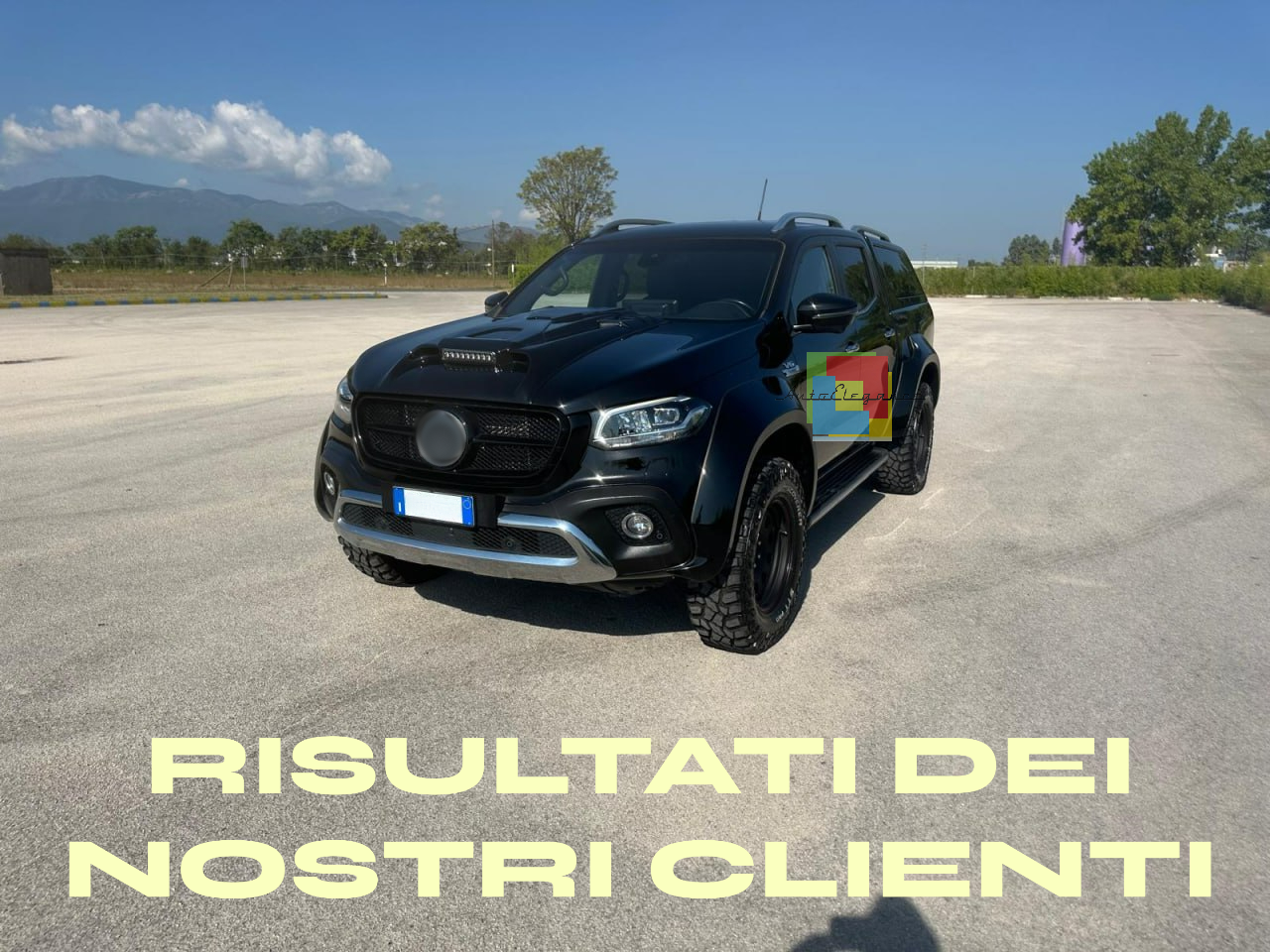 💎PRESA ARIA COFANO ADATTA PER MERCEDES CLASSE X W470 CON LED💎