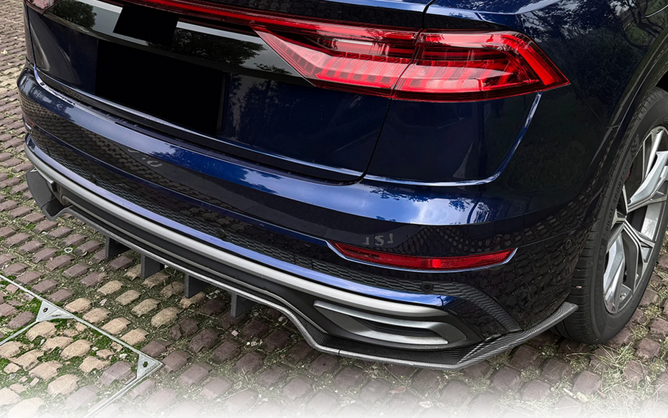 πART.7761 SPLITTER POSTERIORI Audi Q8 4M Sline 2019-2023π