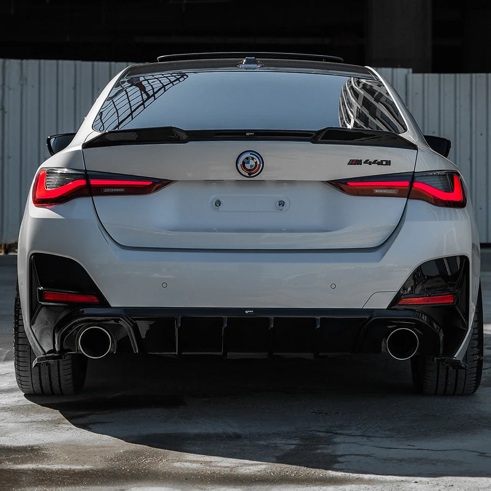 🔥 FLAP DIFFUSORE SERIE 4 G26 GRAND COUPÉ M-PACK / M440I 2021+ NERO LUCIDO 🔥