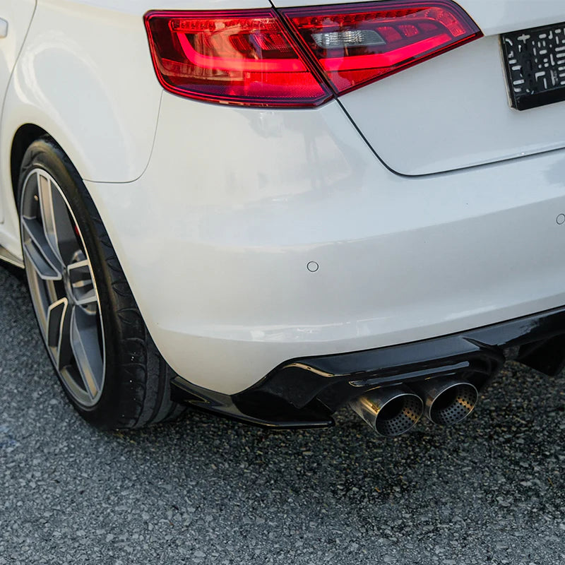 💫ART.9621 Flaps Posteriori Nero Lucido per AUDI A3 8V Sportback 2013-2016💫