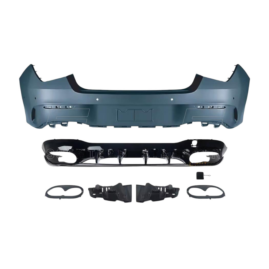 🔥Paraurti posteriore CLA45 AMG Look per Mercedes CLA (C118) (2019-On)🔥