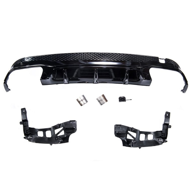ART.2810 Diffusore Mercedes E63 AMG Look per Mercedes Classe E (W207)