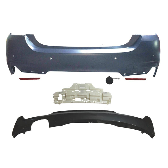 ART.3744 Paraurti posteriore M-Sport Look per Bmw 4 (F32, F33) F36 13-20