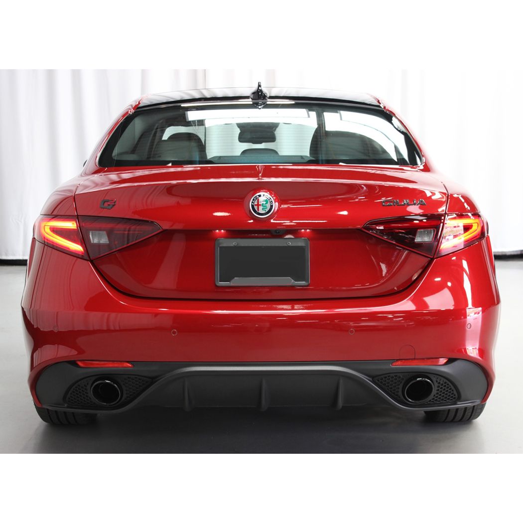 💫ART.6765 Diffusore + Terminali di Scarico Veloce per Alfa Romeo Giulia 2016-2022💫
