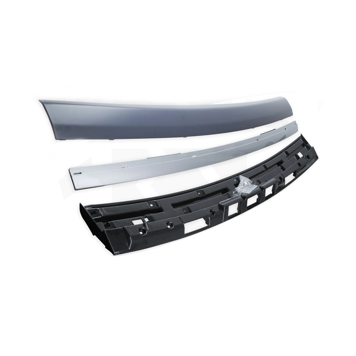 Kit rivestimento portellone posteriore per Land Range Rover Sport L320 05-21 Facelift Autobiography Look Argento Titanio