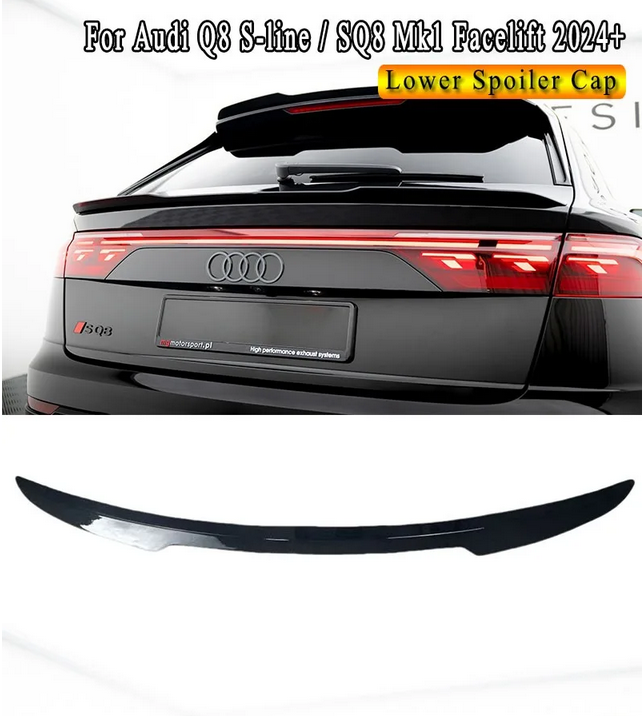 ART.4892 SPOILER Audi Q8 S-line / SQ8 Mk1 Facelift 2024-2025