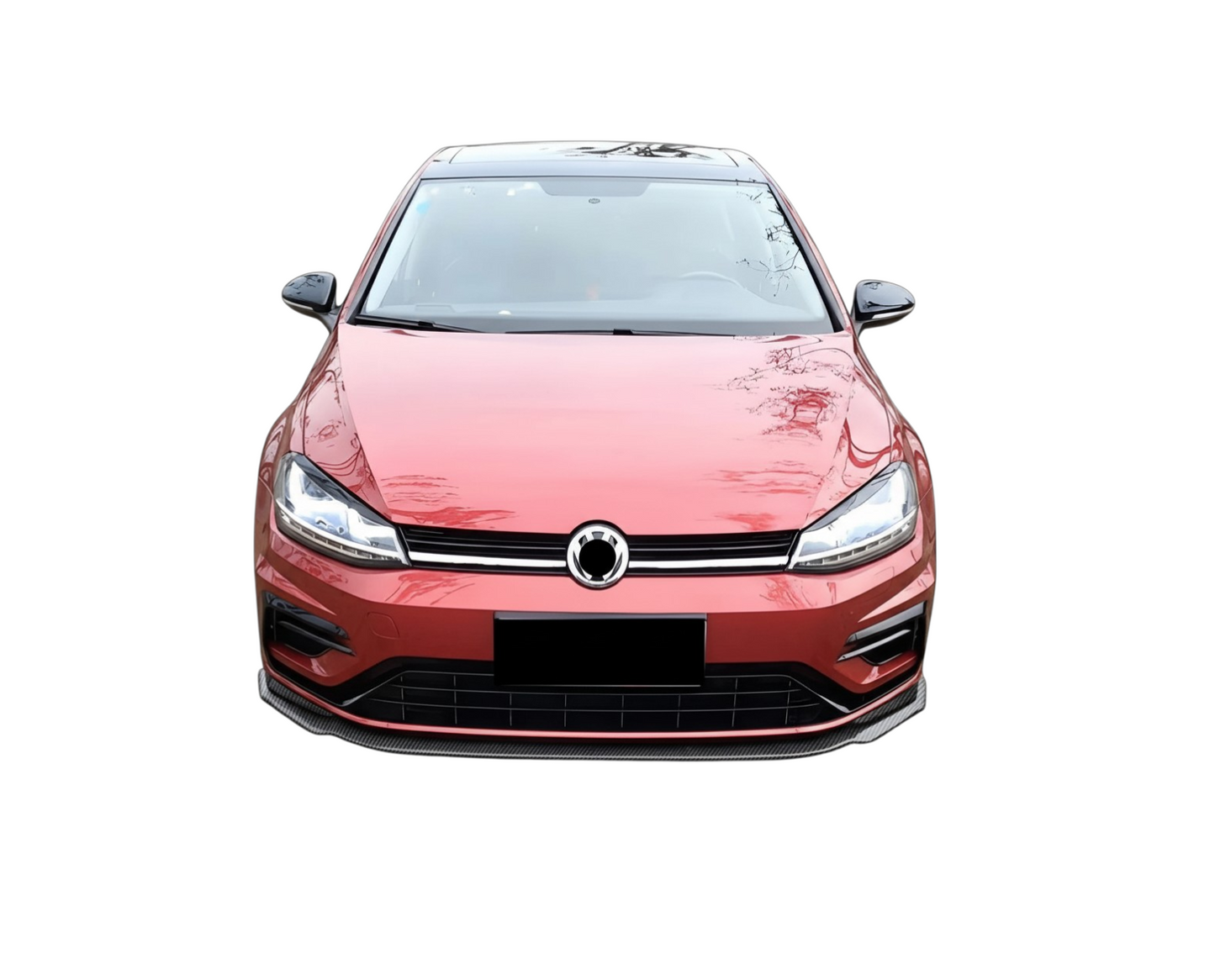 💫Splitter Anteriore look carbonio stile Maxton per VW Golf MK7 7.5 2012-2020💫