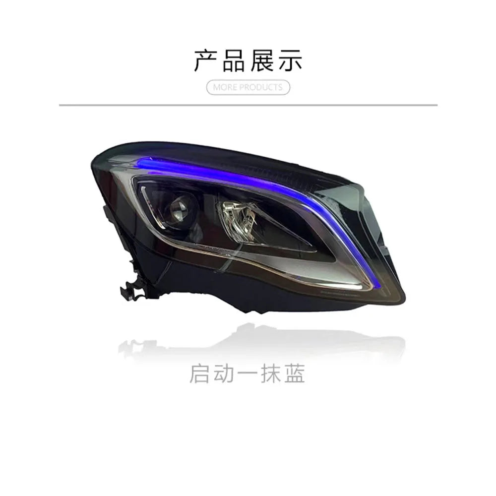 💥ART.3653 DRL LUCI DIURNE LED CON INDICATORI PER BENZ GLA 15-19 💥