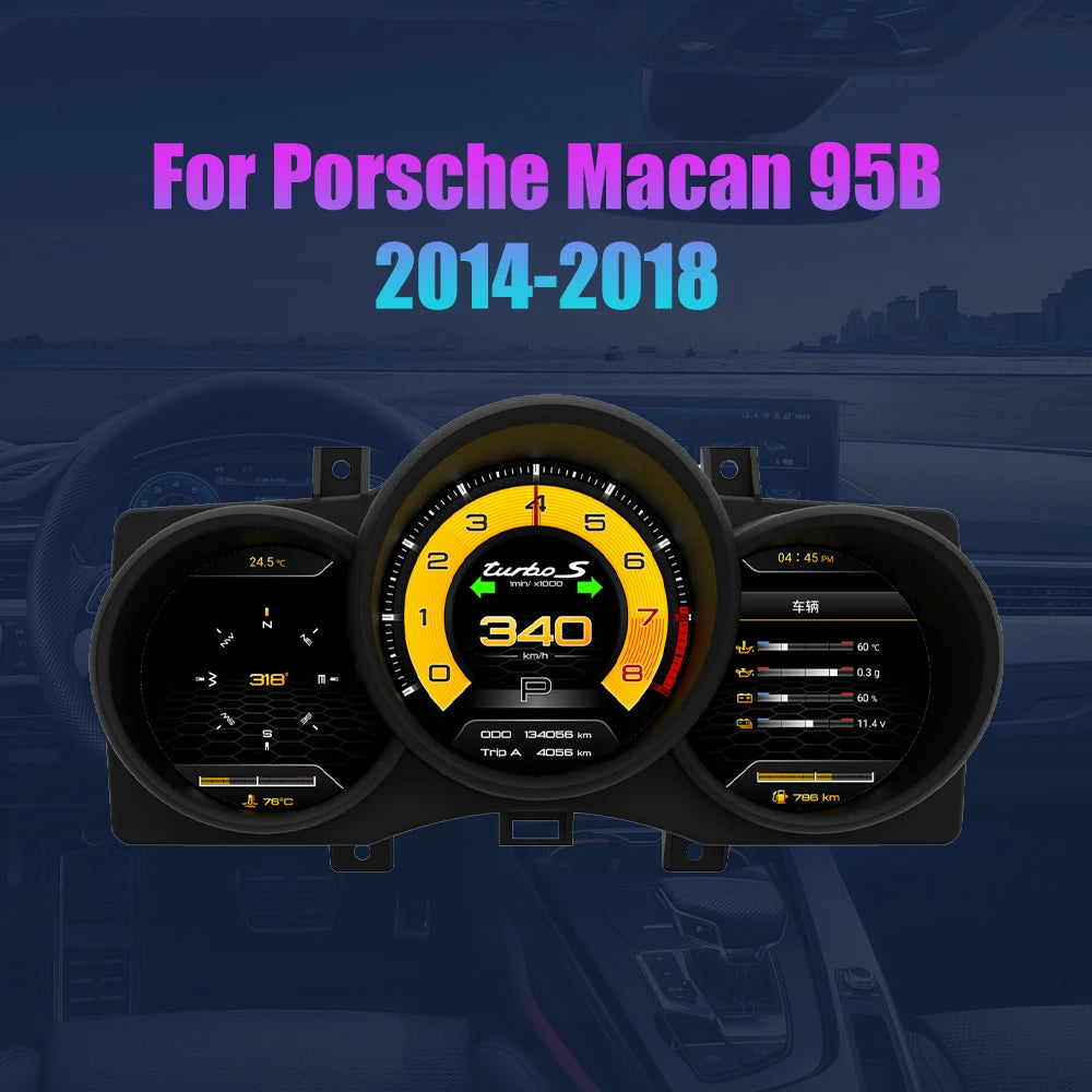 💫ART.4024 Cockpit virtuale digitale per Porsche Macan 95B 2014-2018💫