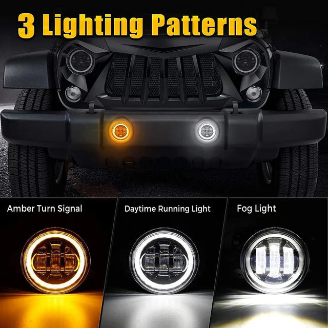 💥FARI ANTERIORE ADATTO PER Jeep Wrangler JK TJ LJ💥