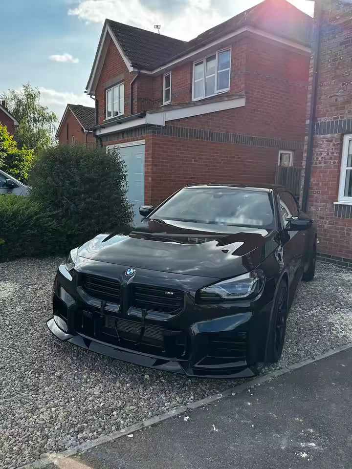 💫ART.8096 Splitter Anteriore per BMW Serie 2 M2 G87 23-25 Nero Lucido💫