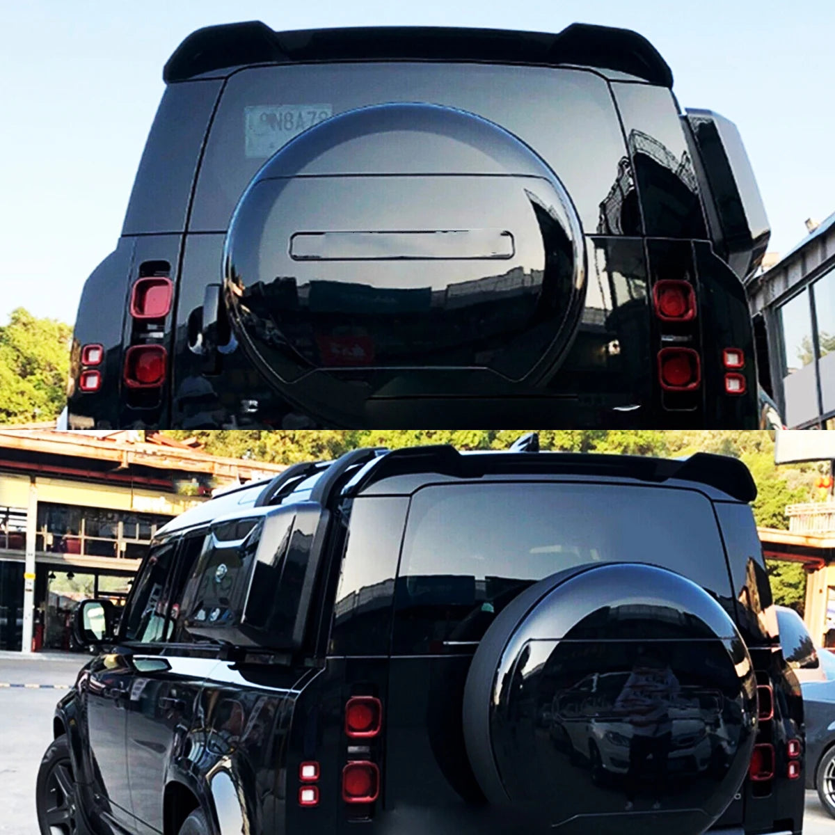 💫ART.8048 Spoiler sul Tetto per Land Rover Defender 90/110 2020-2023 💫