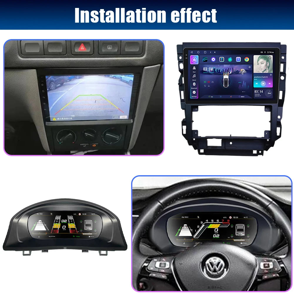💫ART.3986 Cockpit virtuale digitale LCD VW Golf5 2004-2008💫