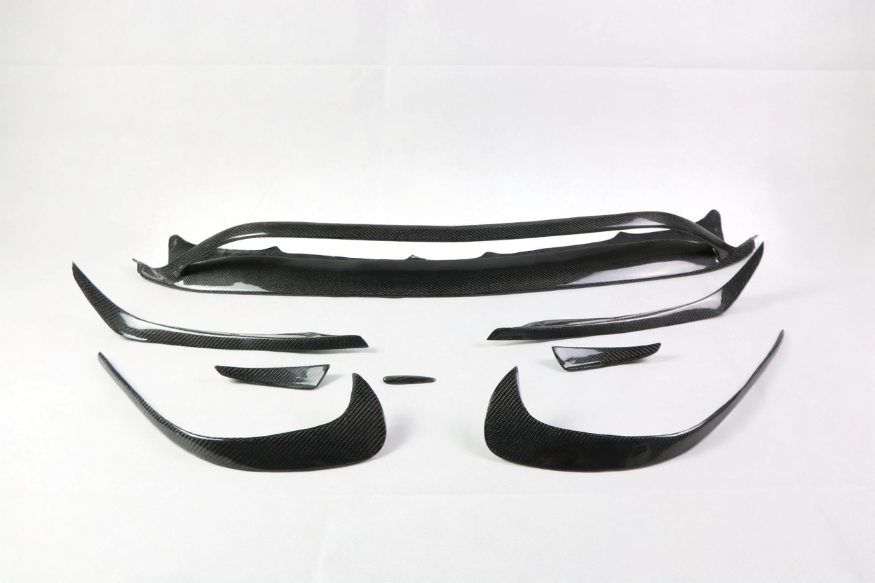 💫ART.4818 Splitter anteriore in Fibra Di Carbonio per Classe A W176 AMG 16-19💫