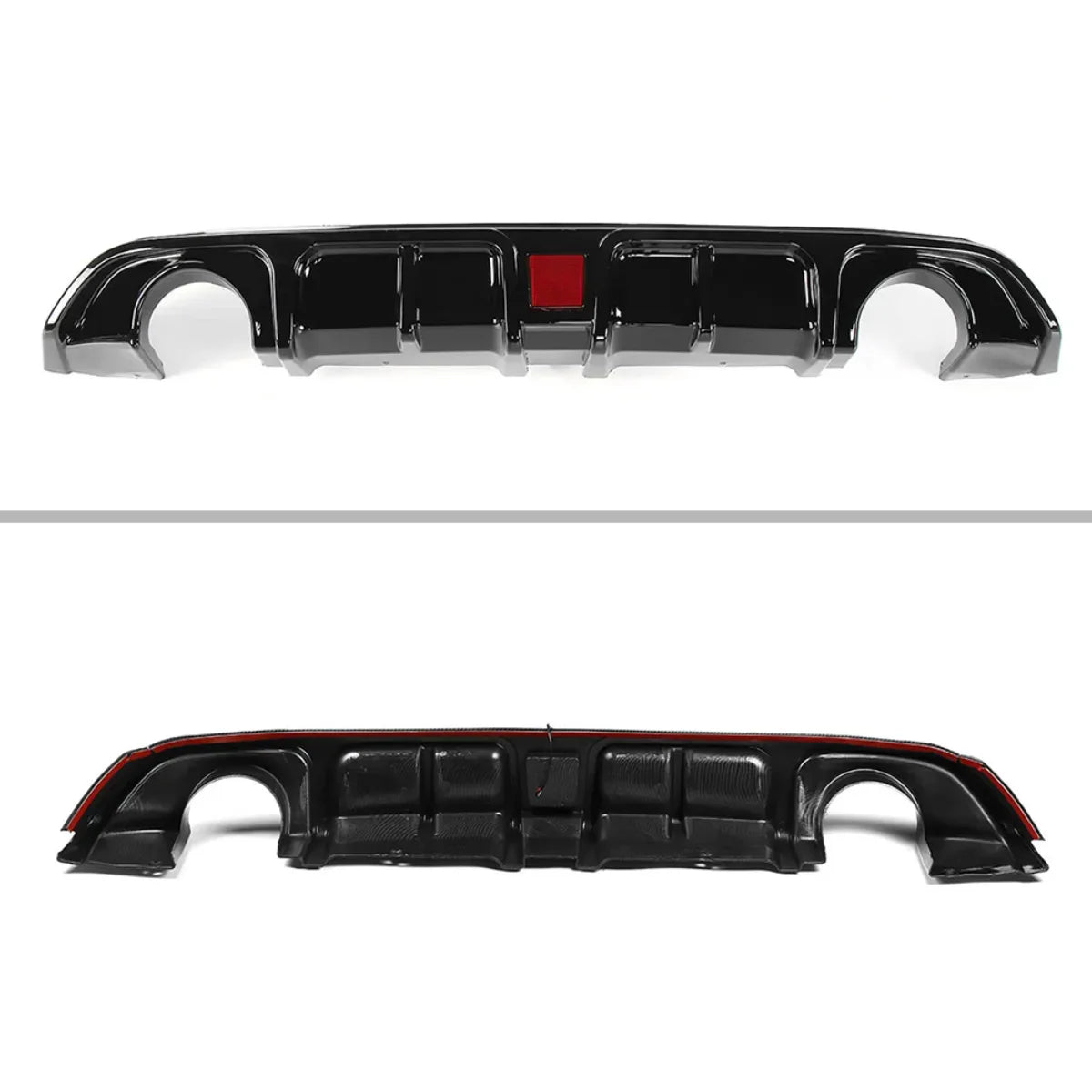 💫ART.4675 Diffusore adatto per Infiniti Q60 2017-2022 Nero Lucido/Carbonio💫