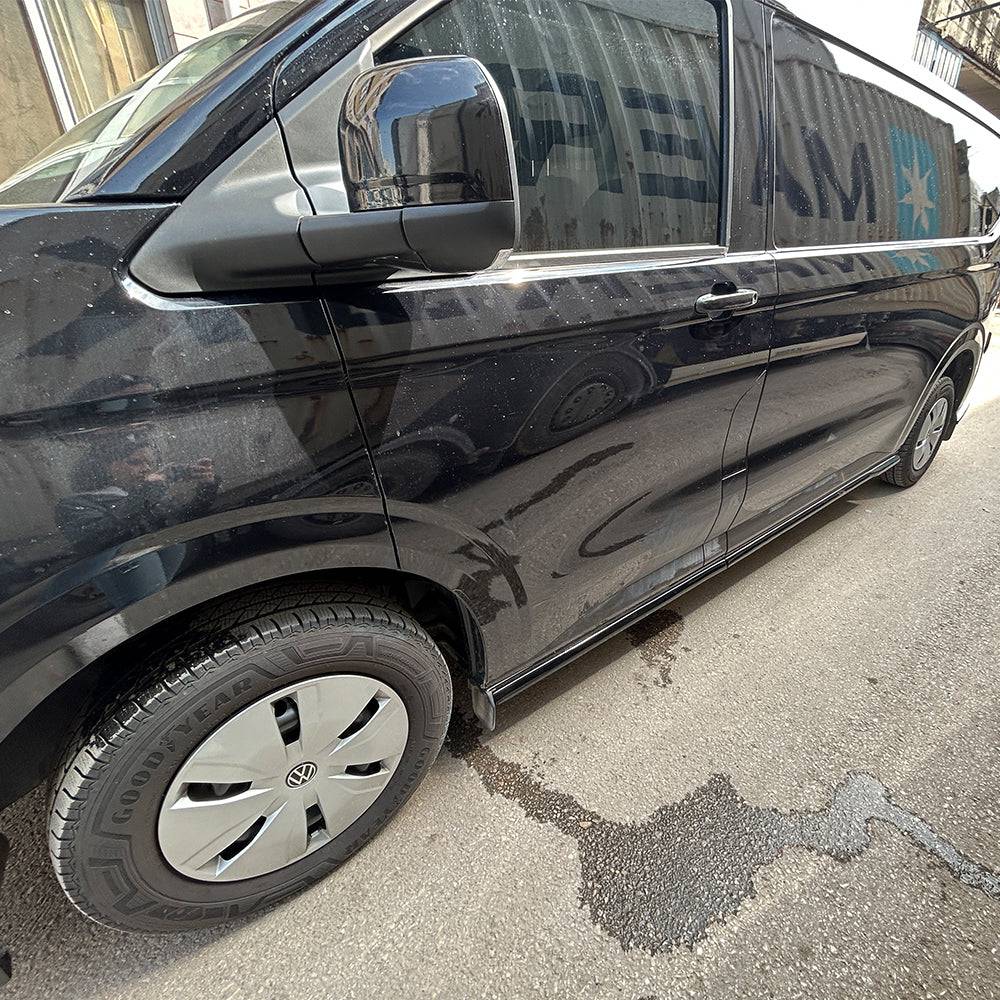🔥SIDE SKIRTS PER VW TRANSPORTER T7 LWB 2024+ / FORD TRANSIT CUSTOM MK2 2023+🔥