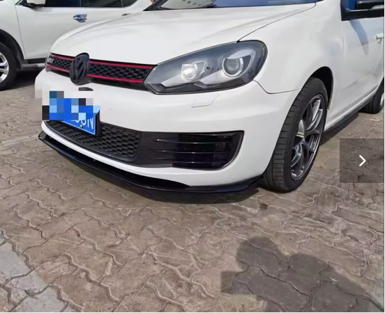 ART.7293 SPLITTER VW Golf MK6 6R R20 GTI 2009-2013