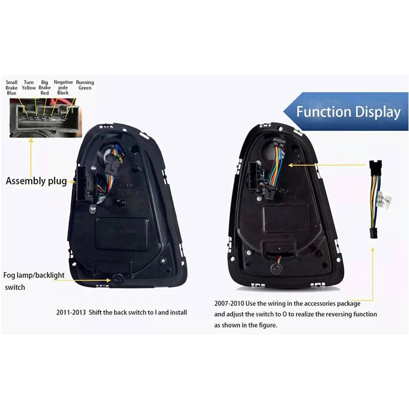 💫ART.5135 Fari Posteriori Lente Fumo LED Mini Cooper R56 R57 R58 R59 07‐15💫