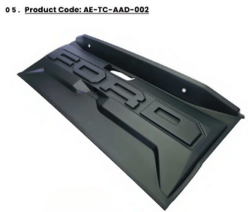 💫ART.2441 PORTELLONE POSTERIORE COMPRESO DI SPOILER F-RANGER T6 T7 T8 2012-22💫