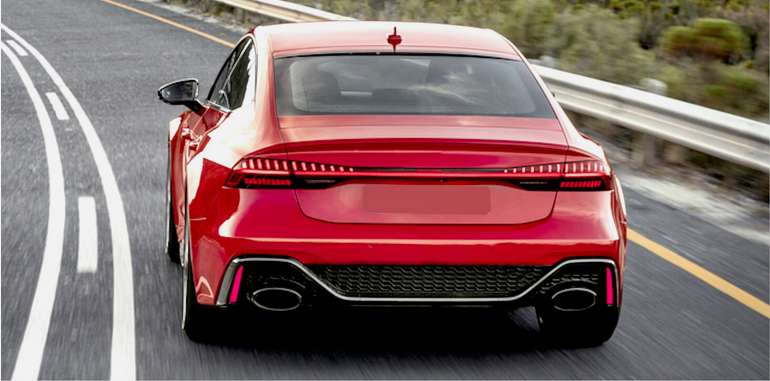 💫ART.7458 Paraurti Posteriore Look RS5 PDC per AUDI A7 C8 2018-2023💫