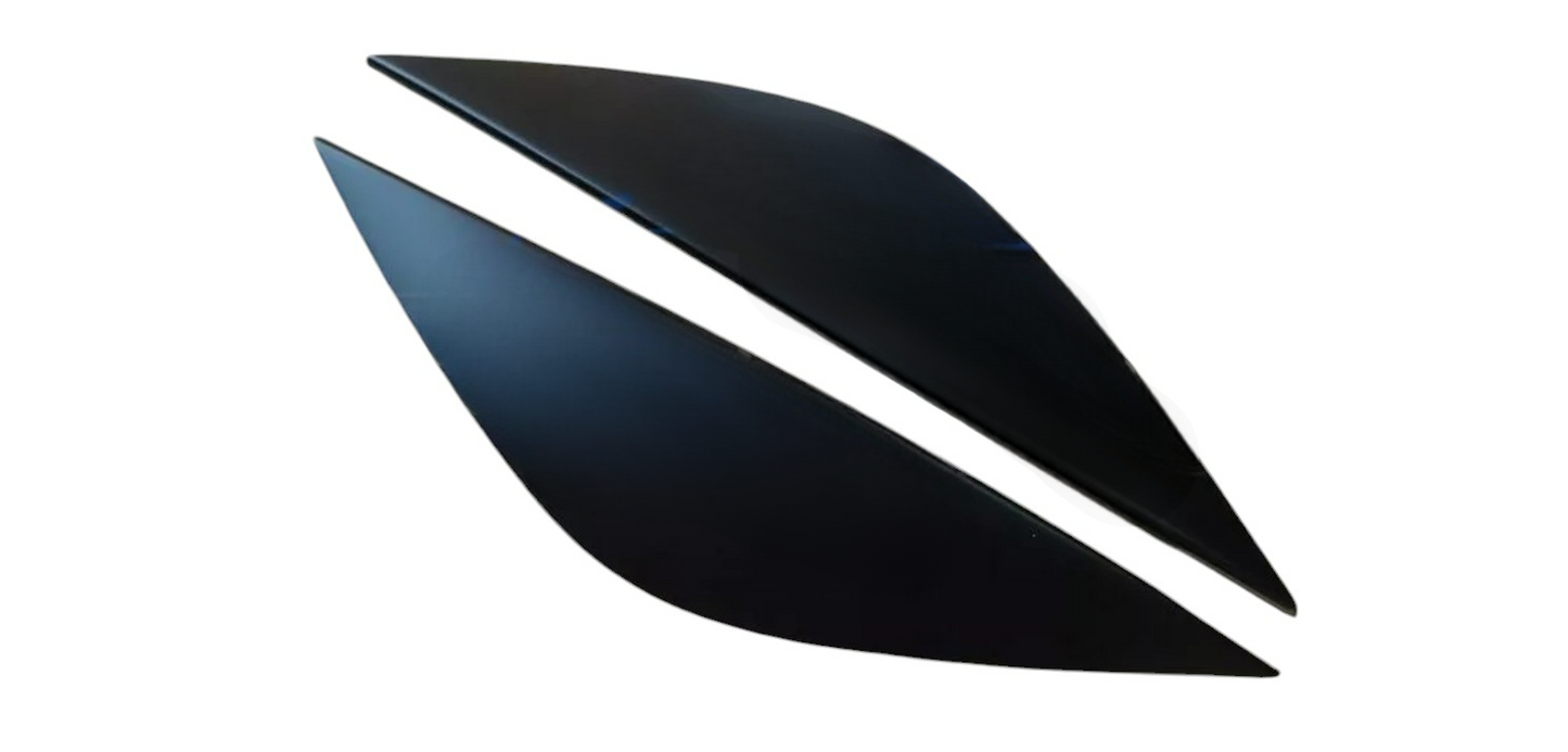 Sopracciglia per RENAULT MEGANE 3 2014-2016 ABS Plastica palpebre fari