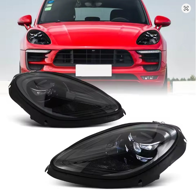 🔥COPPIA DI FARI A LED CON LENTE PROIETTORE PER PORSCHE MACAN 95B.1 14-17🔥