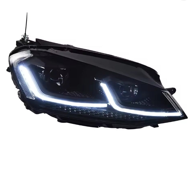 💥ART.3976 FARI LED AKD PER VW GOLF 7 MK7 2013-2016 DRL LENTE DINAMICA💥