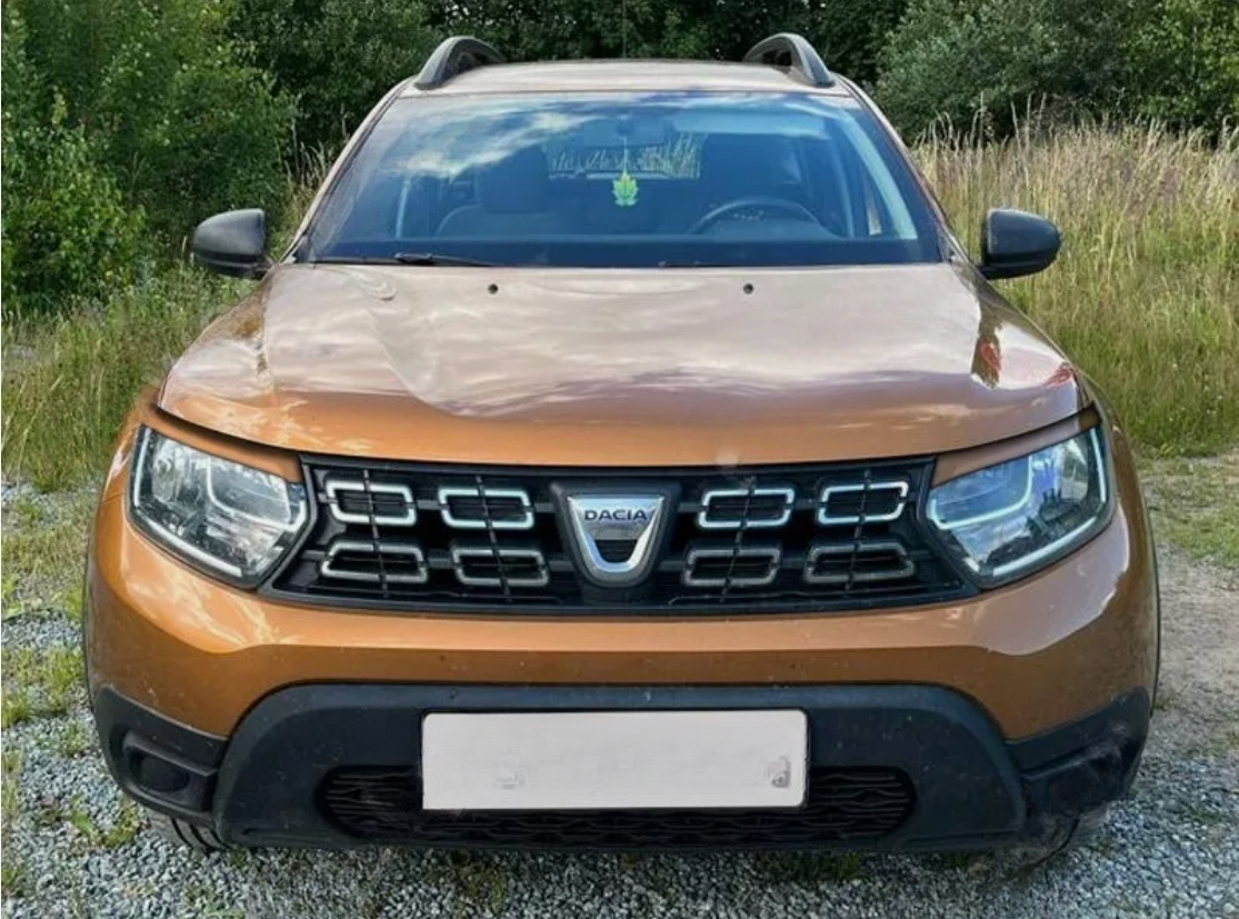Sopracciglia per DACIA DUSTER 2017 - 2021 ABS Plastica palpebre fari