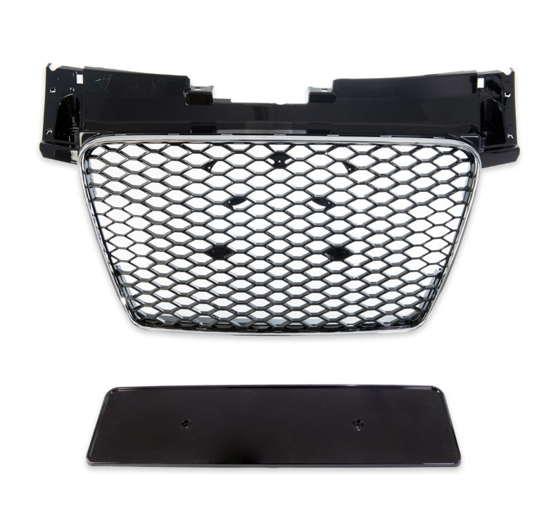 Front Grille RS Look for Audi TT (8J) Coupe Roadster (2006-2014) Gloss Black