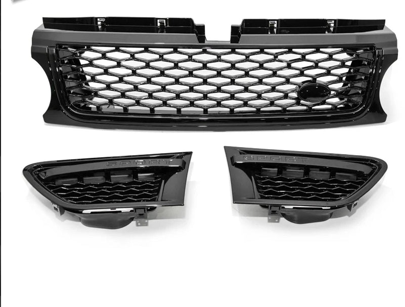 Front Grille for Range Rover Sport L320 Facelift (09-12)Autobiography Look Gloss Black