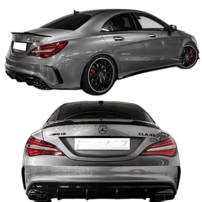 🔥SPOILER POSTERIORE PER BAGAGLIAIO STILE CS NERO LUCIDO PER MERCEDES CLA W117🔥