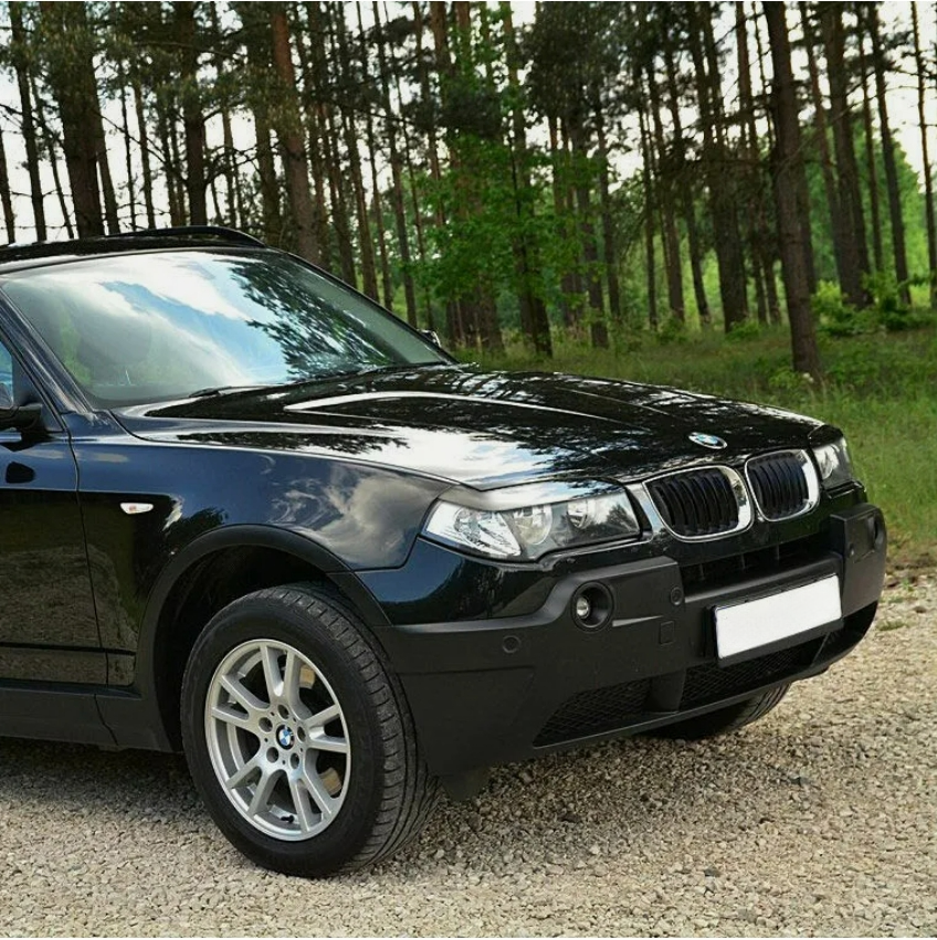 Sopracciglia per BMW X3 E83 2004-2010 ABS Plastica palpebre fari