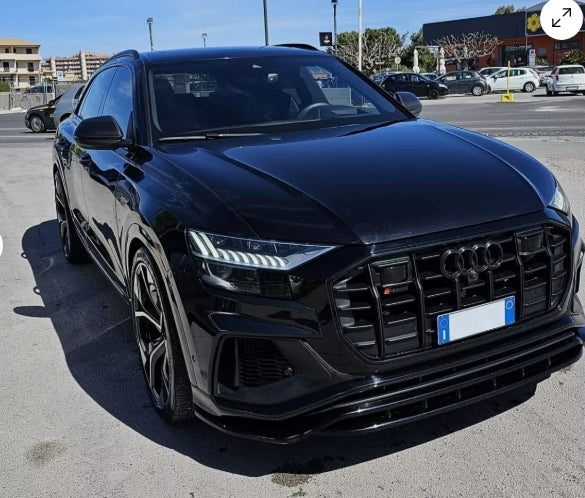 ✨1837 SPLITTER NERO LUCIDO ADATTO PER AUDI Q8 2018-2024 S-line SQ8 ✨