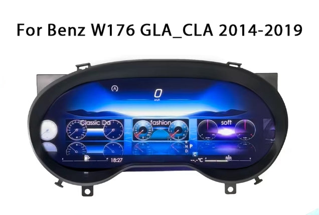 🔥PANNELLO AUTO TACHIMETR LCD 12,3'' PER MERCEDES W176 GLA CLA W117 250 14-19🔥