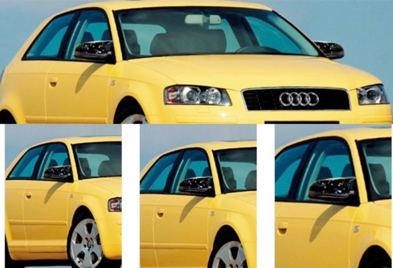 💫ART.2726 Calotte Specchio Batman V1 Style Audi A3 8P 2003+💫
