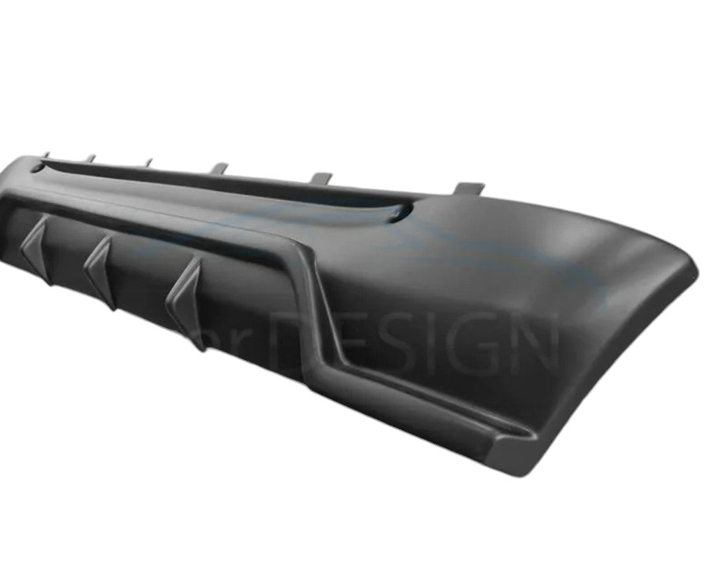 Spoiler posteriore sotto paraurti per SMART Fortwo 451 07-12 ABS Plastica.