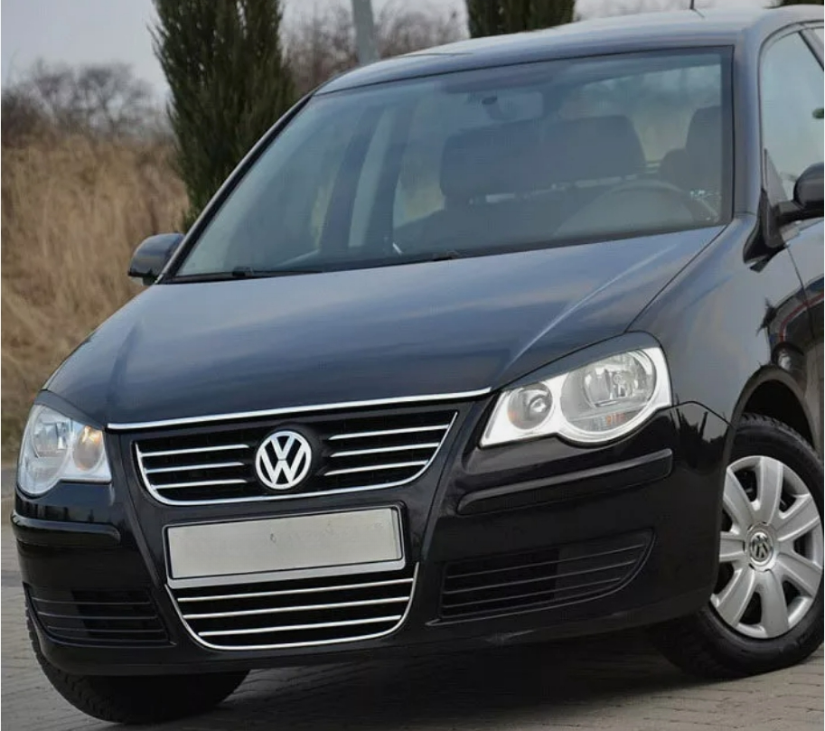 Sopracciglia per VW POLO IV 4 9N3 Restyling 2005-2009 ABS Plastica