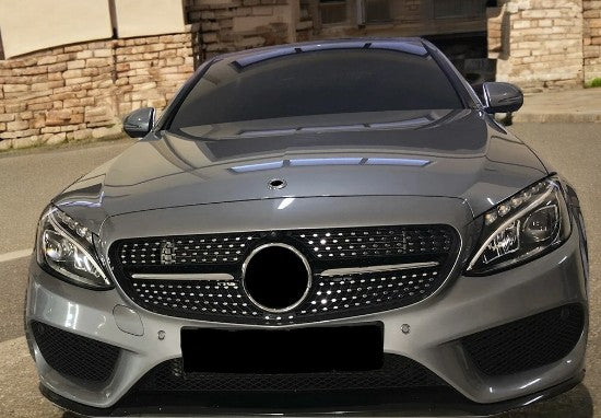 ⭐DIAMOND GRILLE SUITABLE FOR MERCEDES C-Class W205 Facelift 2018⭐