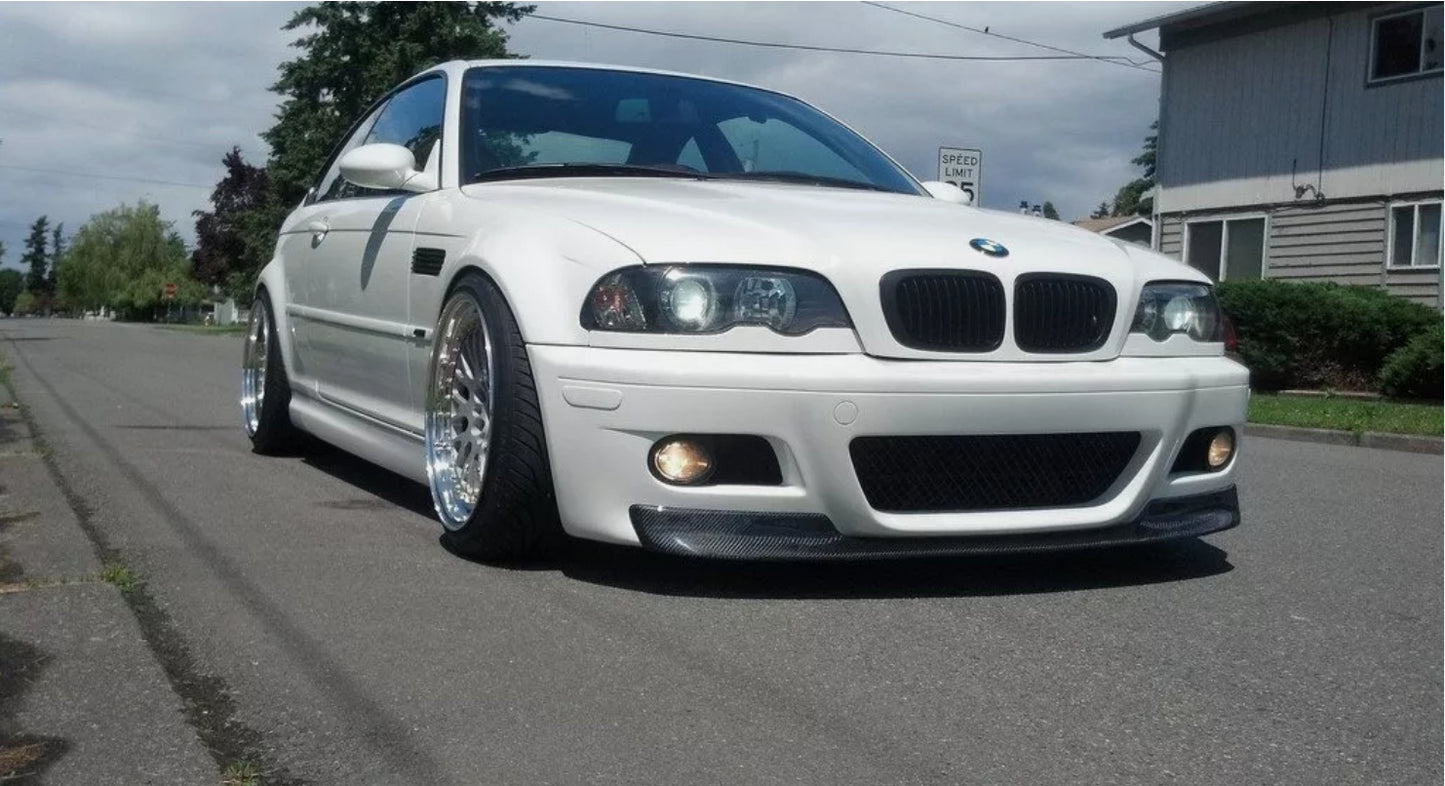 BMW E46 M3 - FRONT SKIRT, SPOILER, LIP, SPLITTER - CSL look +++NEW