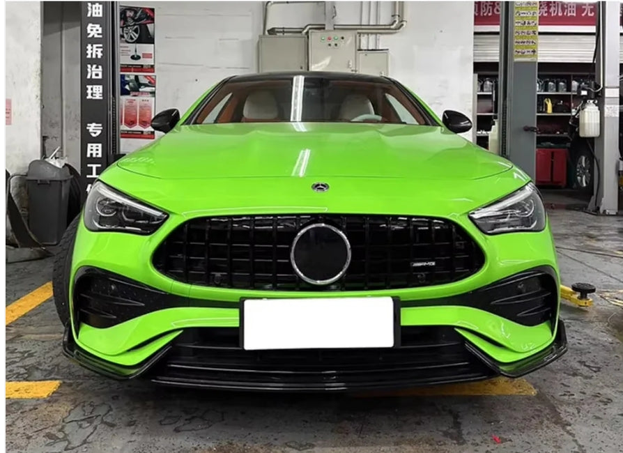 GRIGLIA ANTERIORE ADATTA PER MERCEDES CLE W236 2024+ AMG GT PROFILI NERO LUCIDO