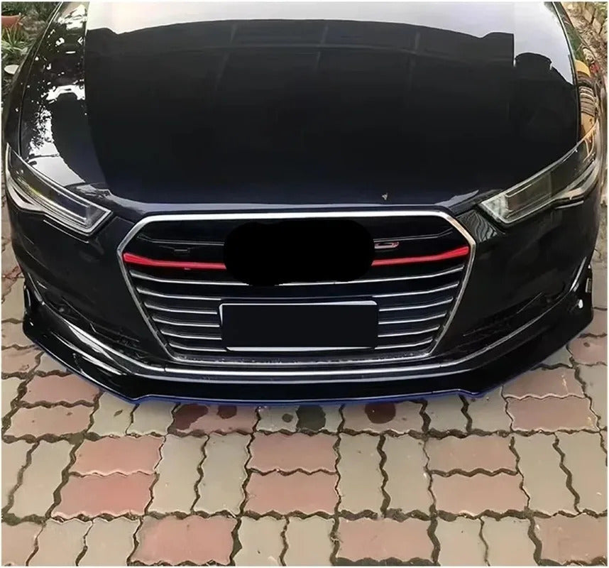 SPLITTER per A6 4G C7 2014-2018 STANDARD NERO LUCIDO